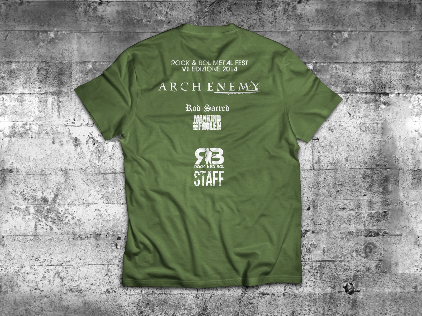 T-shirt Rock and Bol 2014 — Retro · staff