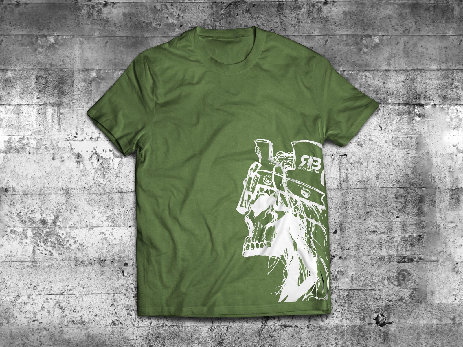 T-shirt Rock and Bol 2014 — Fronte · staff