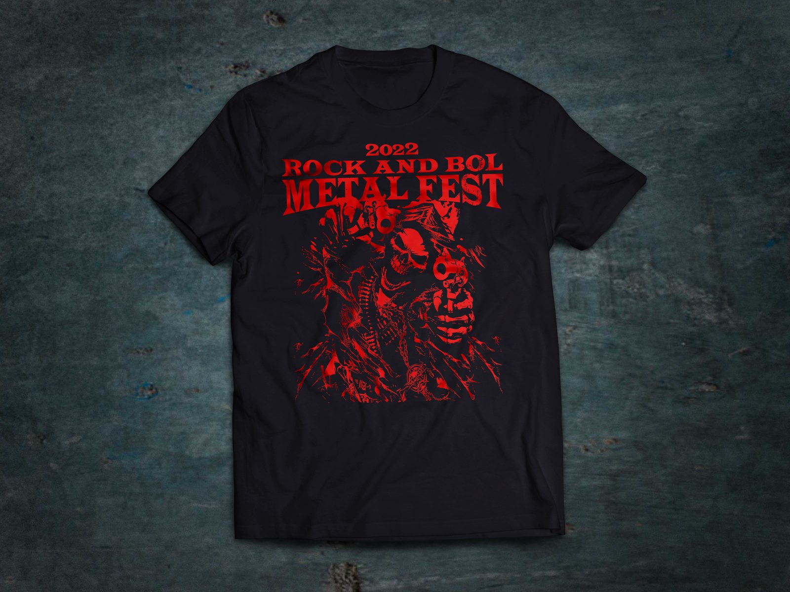 T-shirt 2022 — Modello nero